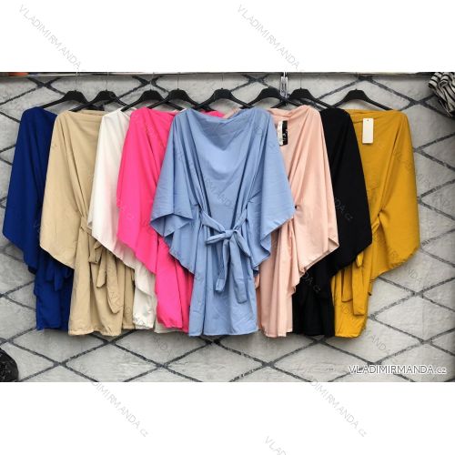 Kleid mit 3/4 Ärmeltasche für Damen (uni sl) ITALIAN Fashion IMM20SY19139