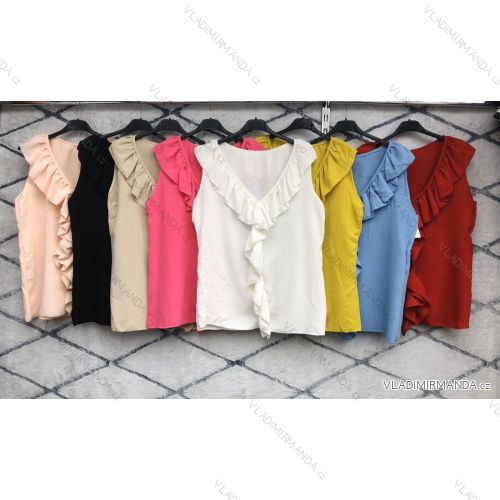 Kleid mit 3/4 Ärmeltasche für Damen (uni sl) ITALIAN Fashion IM3181746