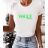 T-Shirt Kurzarm Frauen (UNI S-M) ITALIENISCHE MODE IMM20330