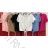 T-Shirt Kurzarm Frauen (UNI S / L) ITALIENISCHE MODE IMK20128