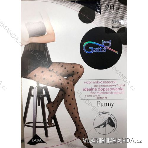 Damenstrumpfhose 20DEN (S-XL) TESS DPP20 / 40LISA schwarz 4