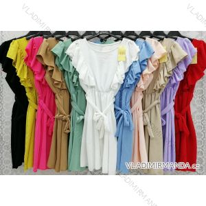 Kleid mit 3/4 Ärmeltasche für Damen (uni sl) ITALIAN Fashion IMWD20527