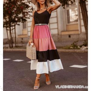 Kleid mit 3/4 Ärmeltasche für Damen (uni sl) ITALIAN Fashion IMWD20527