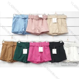 Shorts Shorts Kunstleder Frauen (uni s-l) ITALIAN FASHION IM920107