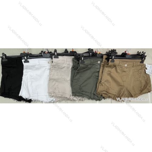 Shorts Shorts Kunstleder Frauen (uni s-l) ITALIAN FASHION IM920107