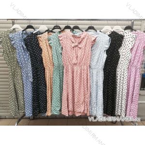 Kleid mit 3/4 Ärmeltasche für Damen (uni sl) ITALIAN Fashion IMWD20527