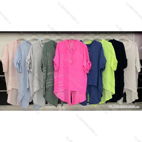 Kleid mit 3/4 Ärmeltasche für Damen (uni sl) ITALIAN Fashion IM3181746