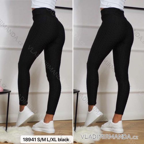 Leggings lange isolierte Damenjeans (S-3XL) TURKISH FASHION TMWL20619 M schwarz