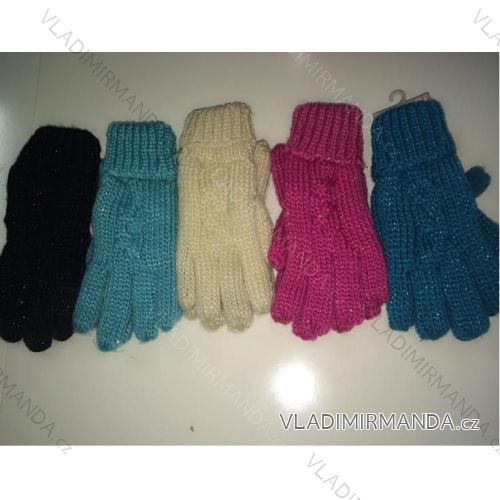 Fingergestrickte Handschuhe Mädchen ECHT JKB040