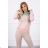 Set mit Yourself-Druck, dunkle Minze + Beige
