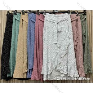Kleid mit 3/4 Ärmeltasche für Damen (uni sl) ITALIAN Fashion IM3181746