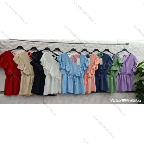 Šaty košilové 3/4 rukáv dámské tenké (uni s-l) ITALSKá MóDA IMWD201619