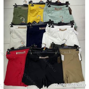 Shorts Shorts Kunstleder Frauen (uni s-l) ITALIAN FASHION IM920107