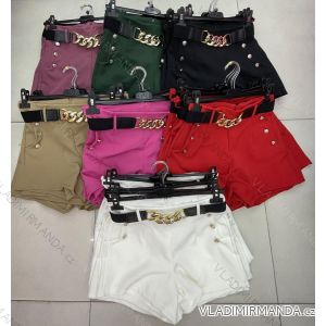 Shorts Shorts Kunstleder Frauen (uni s-l) ITALIAN FASHION IM920107