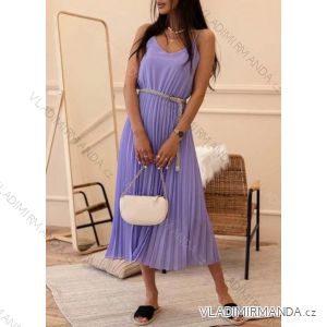 Kleid mit 3/4 Ärmeltasche für Damen (uni sl) ITALIAN Fashion IMWD20527