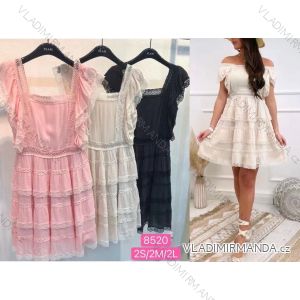 Kleid mit 3/4 Ärmeltasche für Damen (uni sl) ITALIAN Fashion IM3181746