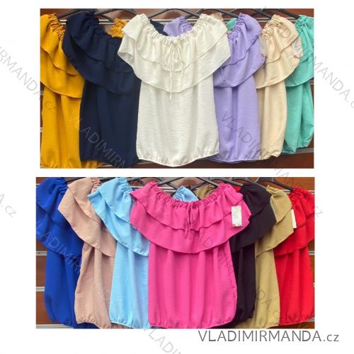 Langarmhemd für Damen (S / M ONE SIZE) ITALIAN FASHION IMWK21010
