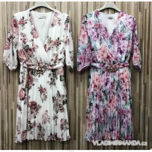 Elegantes Langarmkleid für Damen (S / M ONE SIZE) ITALIENISCHE MODE IMWP21u3727