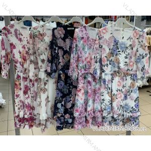 Elegantes Langarmkleid für Damen (S / M ONE SIZE) ITALIENISCHE MODE IMWP21u3727