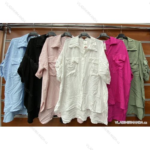 Langarmhemd für Damen (S / M ONE SIZE) ITALIAN FASHION IMWK21010