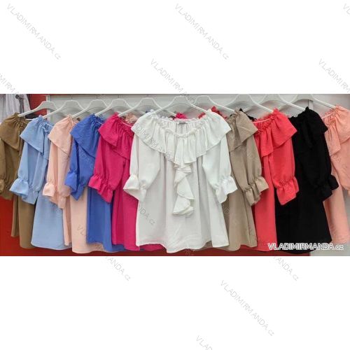 T-Shirt Kurzarm Frauen (UNI S / L) ITALIENISCHE MODE IMK20128