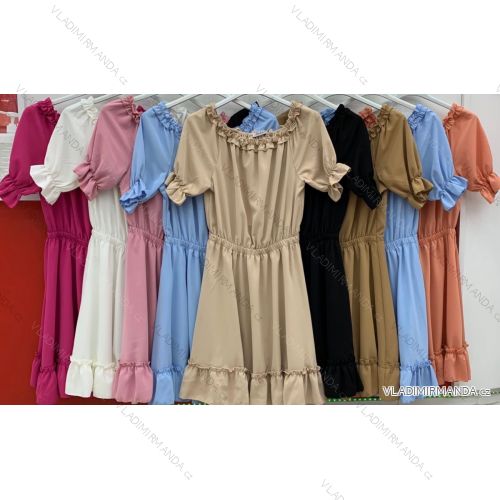 T-Shirt Kurzarm Frauen (UNI S / L) ITALIENISCHE MODE IMK20128