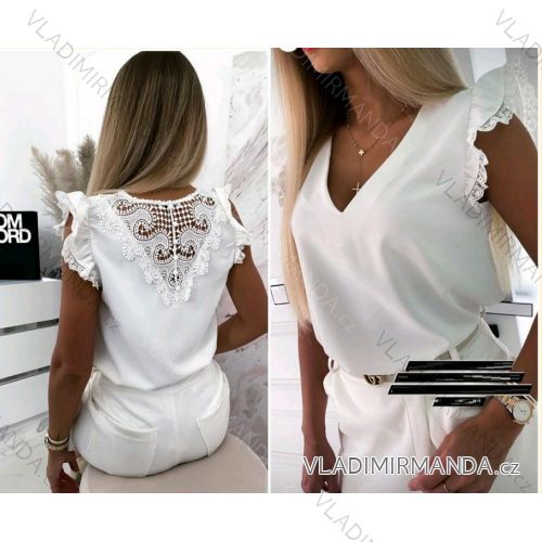 T-Shirt Kurzarm Frauen (S / M ONE SIZE) ITALIENISCHE MODE IMWA21017