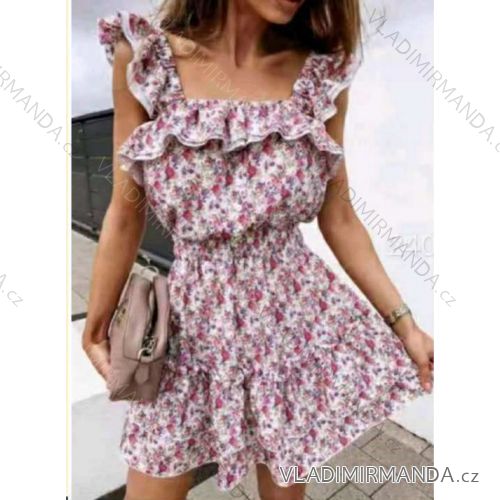 Kleid mit 3/4 Ärmeltasche für Damen (uni sl) ITALIAN Fashion IM3181746