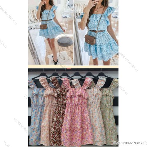 Elegantes Langarmkleid für Damen (S / M / L EINE GRÖSSE) ITALIENISCHE MODE IMWA21002