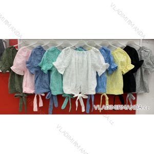 T-Shirt Kurzarm Frauen (UNI S / L) ITALIENISCHE MODE IMK20128