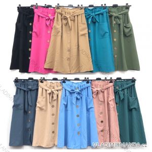 Kleid mit 3/4 Ärmeltasche für Damen (uni sl) ITALIAN Fashion IM3181746