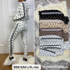 Set lange Jogginghosen und langärmliges Sweatshirt für Frauen (UNI S / XL) TURKISH FASHION TMWL209958