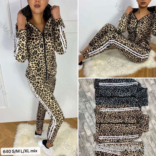 Set lange Jogginghosen und langärmliges Sweatshirt für Frauen (UNI S / XL) TURKISH FASHION TMWL209958
