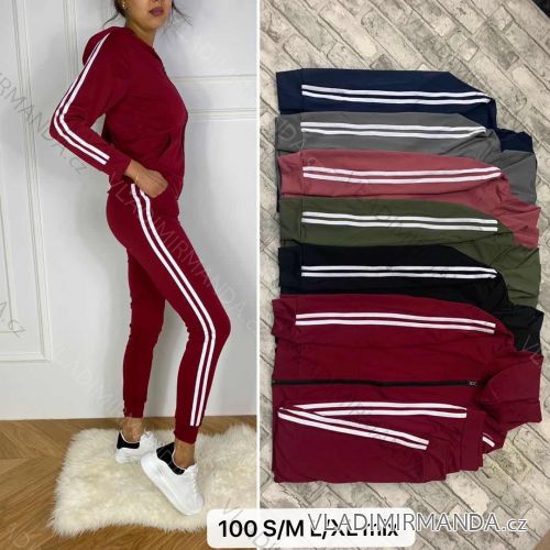 Set lange Jogginghosen und langärmliges Sweatshirt für Frauen (UNI S / XL) TURKISH FASHION TMWL209958