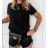 Kleid mit 3/4 Ärmeltasche für Damen (uni sl) ITALIAN Fashion IM3181746