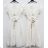 Kleid mit 3/4 Ärmeltasche für Damen (uni sl) ITALIAN Fashion IMWD20527