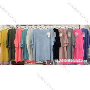 Kleid mit 3/4 Ärmeltasche für Damen (uni sl) ITALIAN Fashion IM3181746