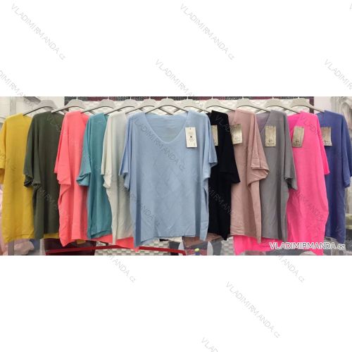 Kleid mit 3/4 Ärmeltasche für Damen (uni sl) ITALIAN Fashion IM3181746