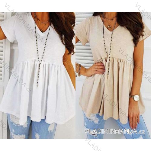 Kleid mit 3/4 Ärmeltasche für Damen (uni sl) ITALIAN Fashion IM3181746