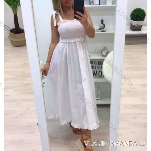 Sommer Kurzarm Sommerkleid (S / M ONE SIZE) ITALIENISCHE MODE IMWY21019