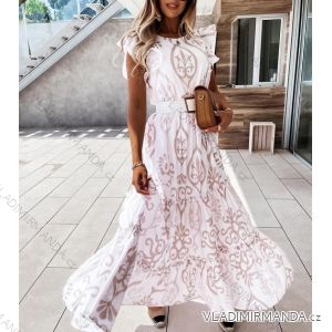 Kleid mit 3/4 Ärmeltasche für Damen (uni sl) ITALIAN Fashion IMWD20527