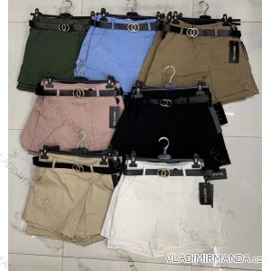 Shorts Shorts Kunstleder Frauen (uni s-l) ITALIAN FASHION IM920107