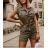 Kleid mit 3/4 Ärmeltasche für Damen (uni sl) ITALIAN Fashion IMWD20529