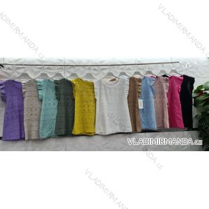 Kleid mit 3/4 Ärmeltasche für Damen (uni sl) ITALIAN Fashion IM3181746