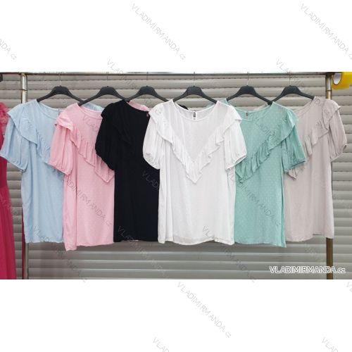 Kleid mit 3/4 Ärmeltasche für Damen (uni sl) ITALIAN Fashion IM3181746