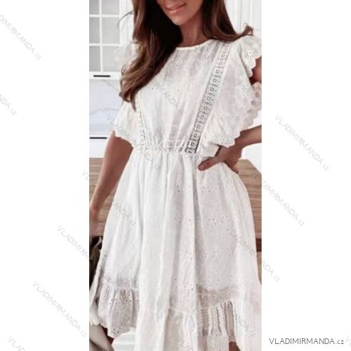 Kleid mit 3/4 Ärmeltasche für Damen (uni sl) ITALIAN Fashion IMWD20527