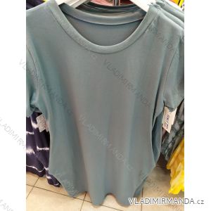 Kleid Kurzarm langen Sommerstreifen Damen (uni sl) ITALIENISCHE MODA IM718227