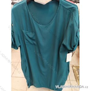 Kleid Kurzarm langen Sommerstreifen Damen (uni sl) ITALIENISCHE MODA IM718227