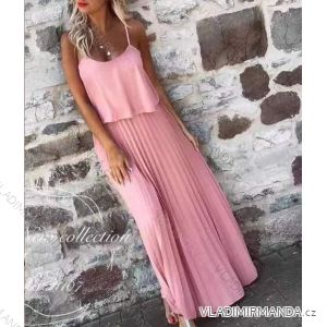 Kleid mit 3/4 Ärmeltasche für Damen (uni sl) ITALIAN Fashion IMWD20527