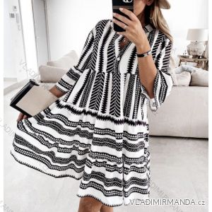 Mit Kapuze langärmliges mit Kapuze Kleid (uni s / m) IM2191956